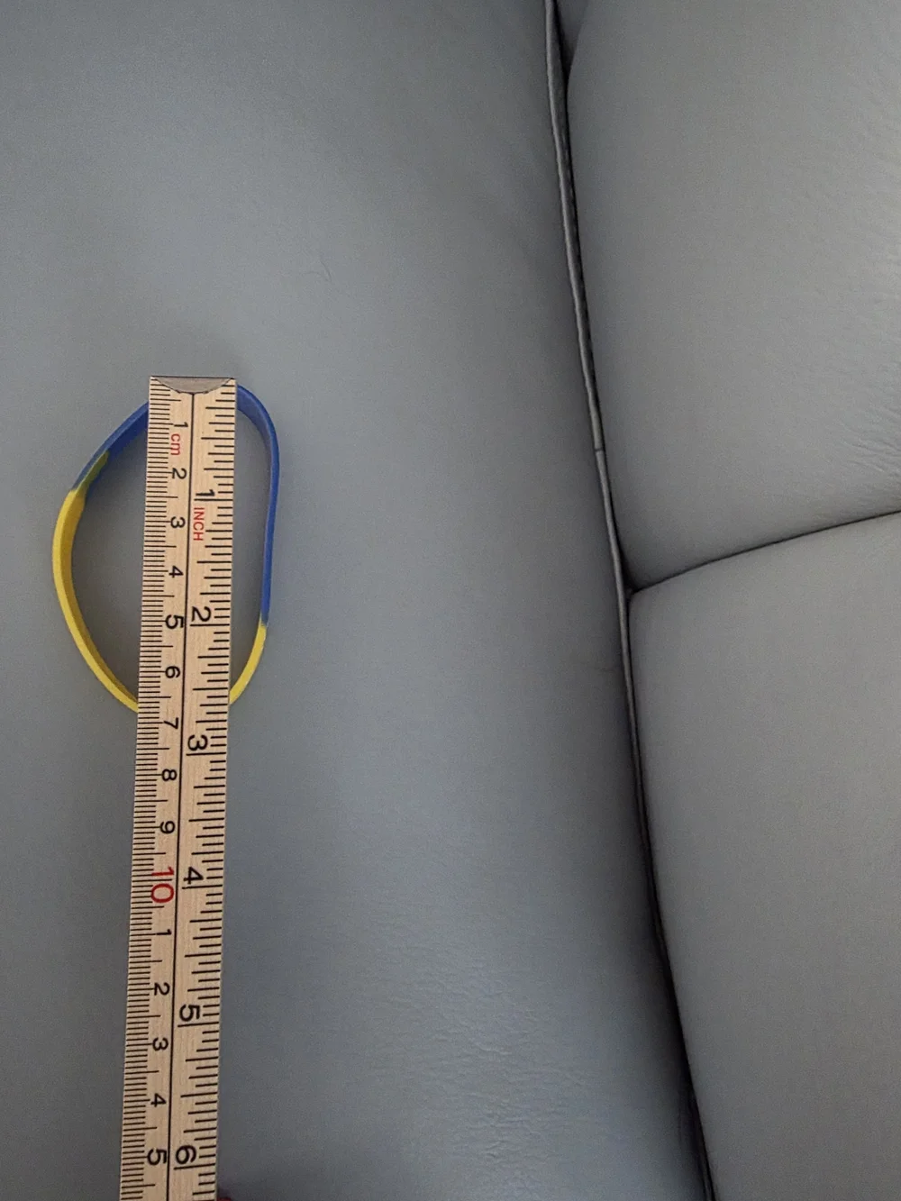Down Syndrome Awareness Yellow & Blue Silicone Wristband